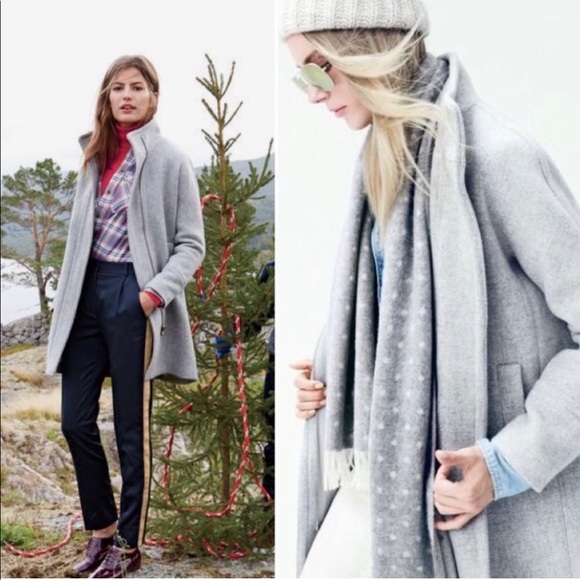 J. Crew Jackets & Blazers - J. Crew Stadium Cloth By Nello Gori Cocoon Wool Coat